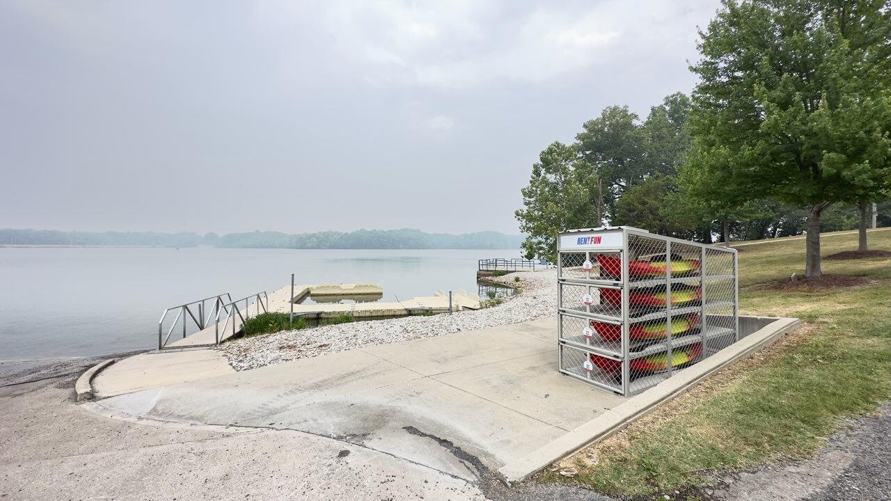 kayak kiosk